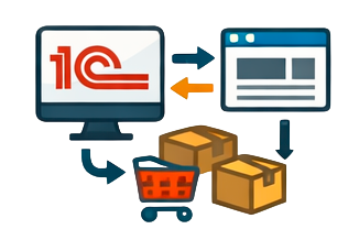 настройка обмена товарами, ценами и остатками