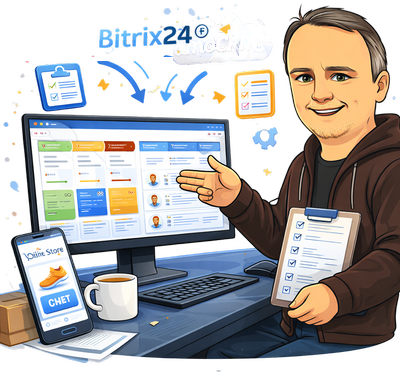 Внедрение Битрикс24 в Омске — настройка CRM под задачи бизнеса