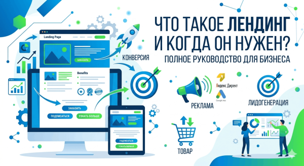 Что такое лендинг и зачем он нужен вашему бизнесу?
