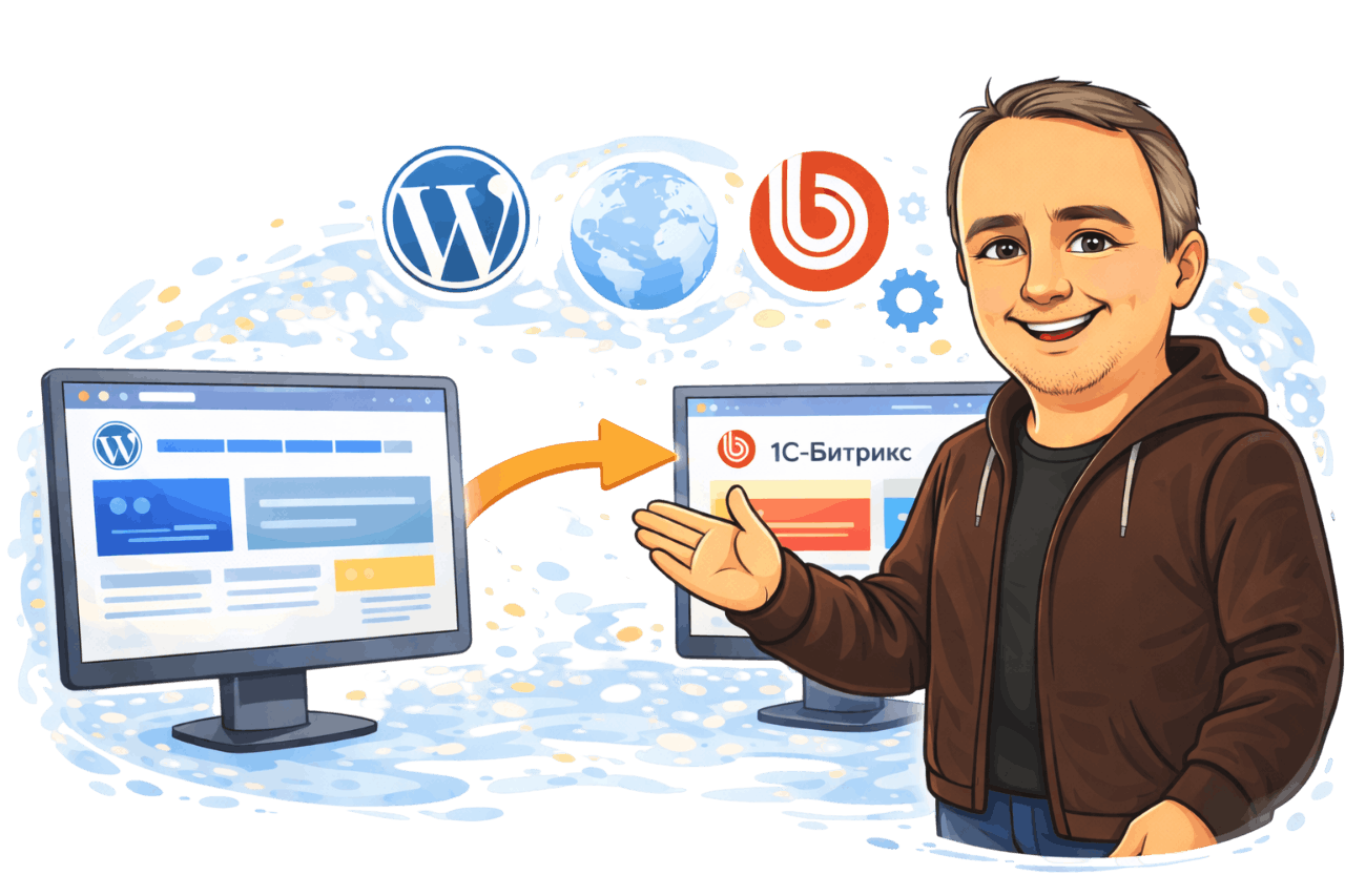 Перенос сайта на 1С-Битрикс — без потери SEO и трафика в Омске