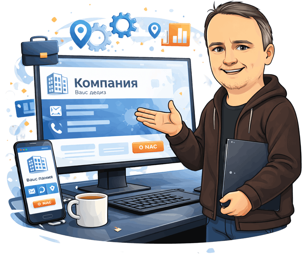 Разработка сайтов-визиток для бизнеса в Омске - современный и быстрый старт