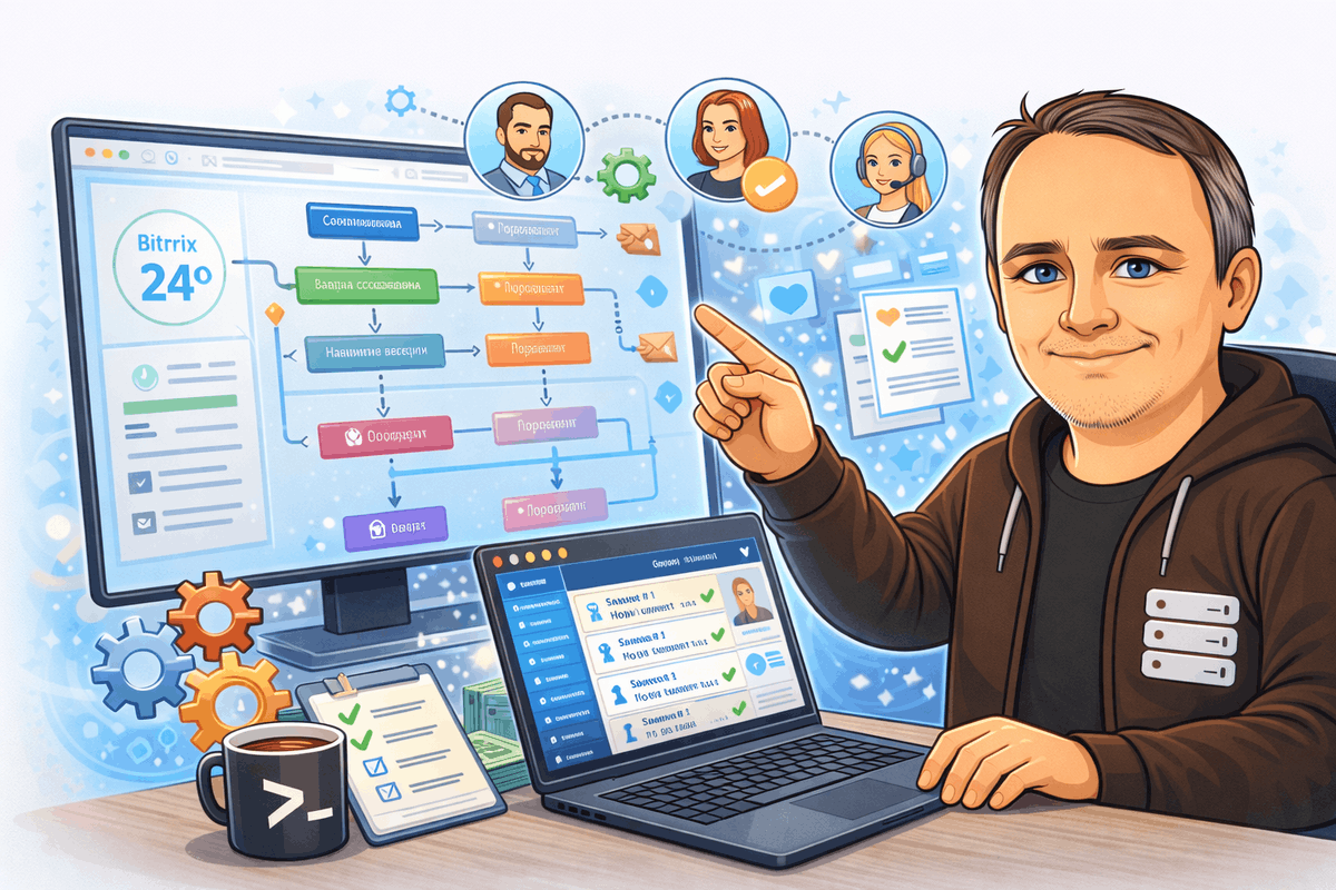 Разработка бизнес-процессов для Битрикс24