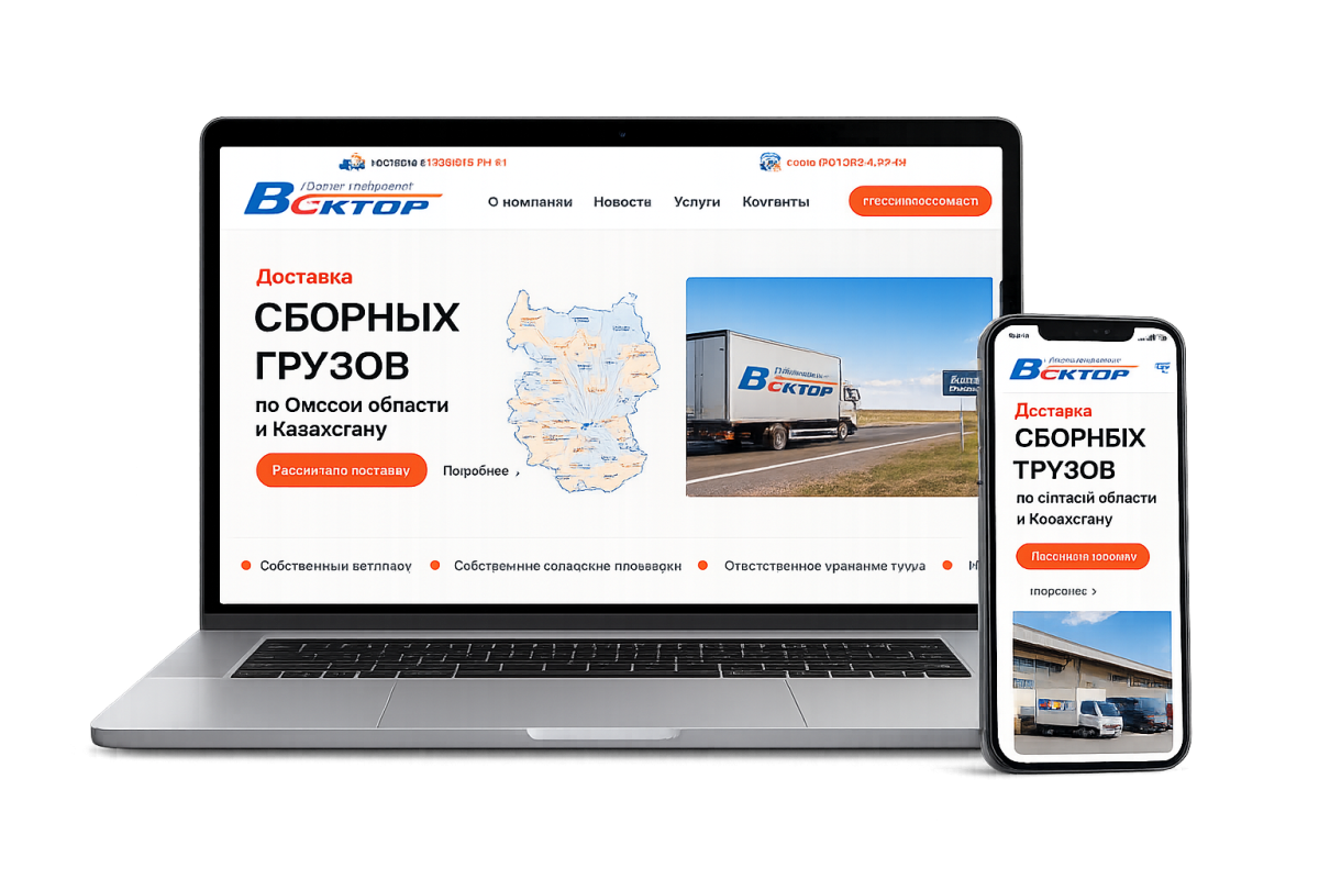 Разработка сайта логистической компании и интеграция с Битрикс24
